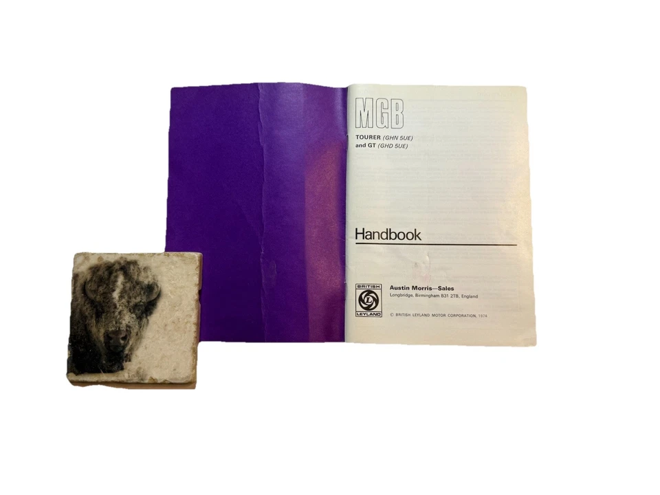 MG MGB 1962-1981 OEM Manual del propietario Manual de servicio Reparación Guía de mantenimiento Foto 3 de 4
