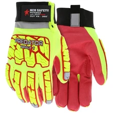 MCR SAFETY PD4903XL Impact Mechanics Glove,PR 793ZR8