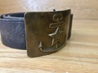 Genuine USSR Soviet Russian Navy Military Belt Buckle Brass Anchor Star — photo 5