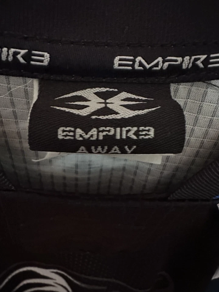 Camiseta deportiva de paintball azul/negro Empire para hombre talla XL no acolchada Foto 2 de 4