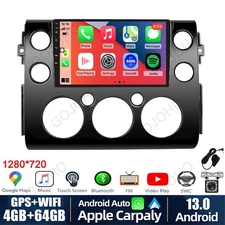 For 2007-2013 Toyota Fj Cruiser Car Stereo Apple Carplay Android13 GPS Nav Radio