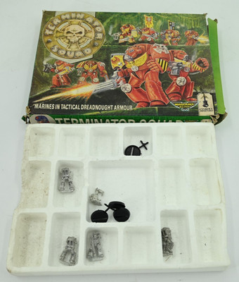 Games Workshop Warhammer 40K Rogue Trader Space Marine Terminator Squad with Box