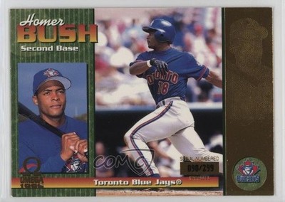 1999 Pacific Omega Gold 90/299 Homer Bush #243 g4k