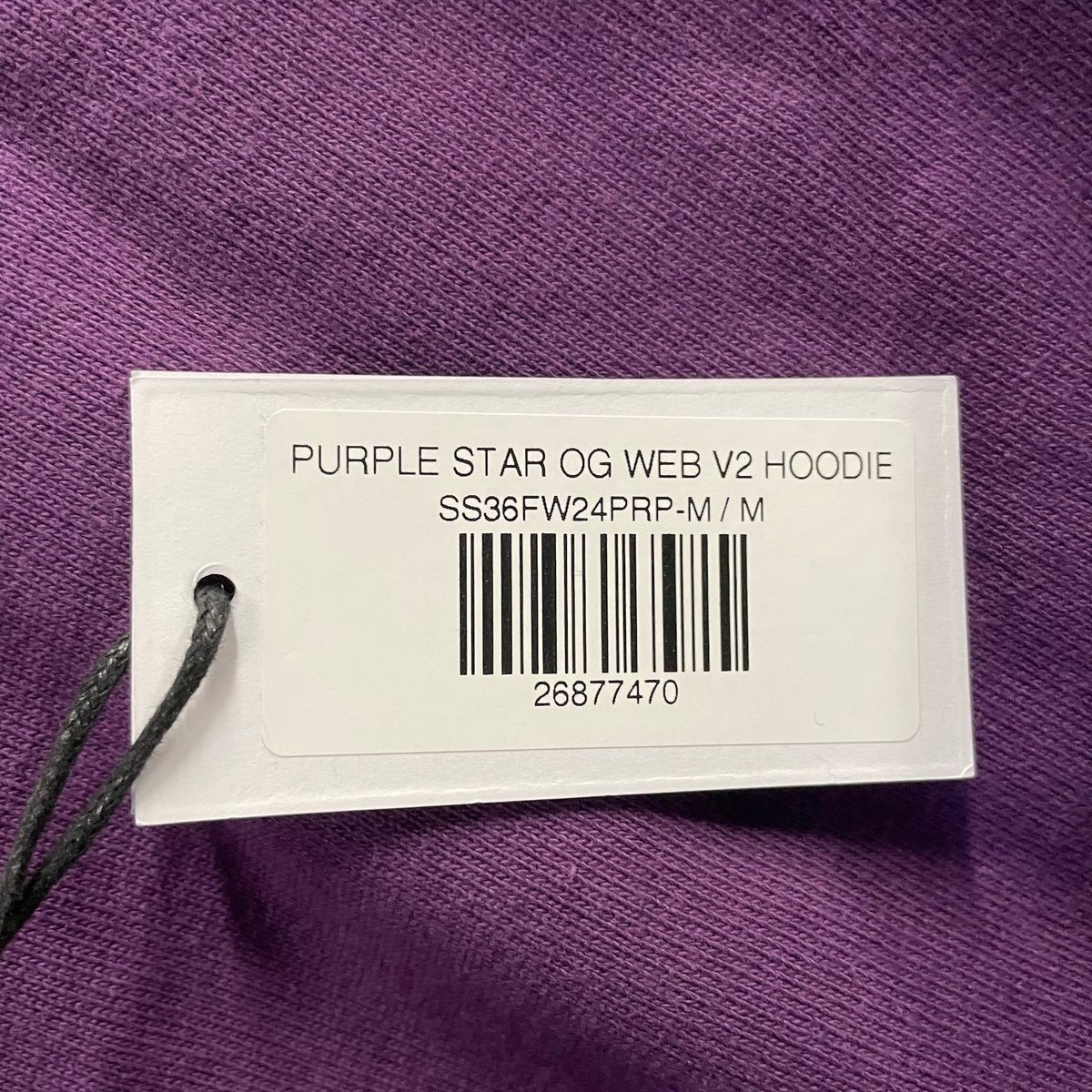 SP5DER Star OG Web V2 Hoodie Men's Size M Purple | eBay