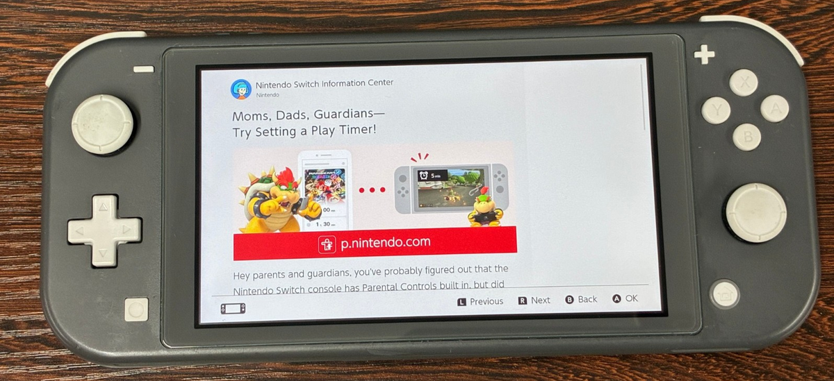 Nintendo Switch Lite 32GB Handheld Console Gray (Great Condition +