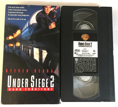 Under Siege 2:  VHS Tape -Steven Seagal Ships  with Tracking