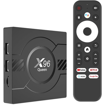 Android 10 TV Box 4K HDR WLAN BT Fernbedienung Allwinner H313 Quad Core
