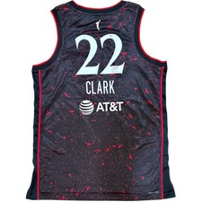 CAITLIN CLARK SIGNED INDIANA FEVER STRANGER THINGS REBEL BASKETBALL JERSEY PSA