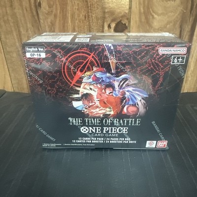 One Piece: The Time of Battle, Sealed Box OP-16 ENGLISH IN HAND US SELLER