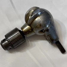 GRIPS RITE RIGHT ANGLE DRILL ATTACHMENT Jacobs CHUCK WORKS ~ Missing Chuck Key