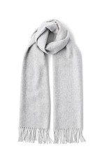Men's 100 Pure Cashmere Winter Scarf; 2-Ply Ultra Plush One Size Gray