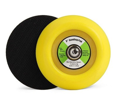 3'' Hook and Loop Backing Pad 5/16''-24 Thread for Dual Action Car Polisher San...