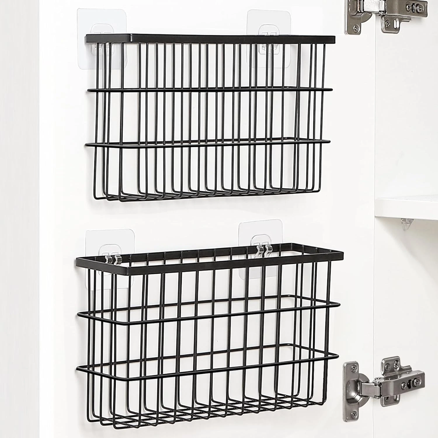 2-Pack Self-Adhesive Cabinet Door Organizers for Kitchen and Bathroom Storage
Opens in a new window