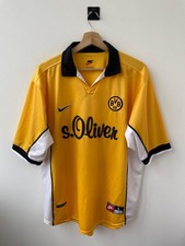 BORUSSIA DORTMUND 1998-2000 HOME FOOTBALL SOCCER SHIRT JERSEY TRIKOT NIKE size L