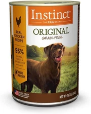Instinct Original Wet Dog Food, Grain Free Recipe - Real Chicken, 13.2 oz. Cans