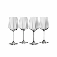 Spiegelau WeißWeinglas Set Lifestyle 4-Tlg., WeingläSer, Kristallglas, 440 Ml