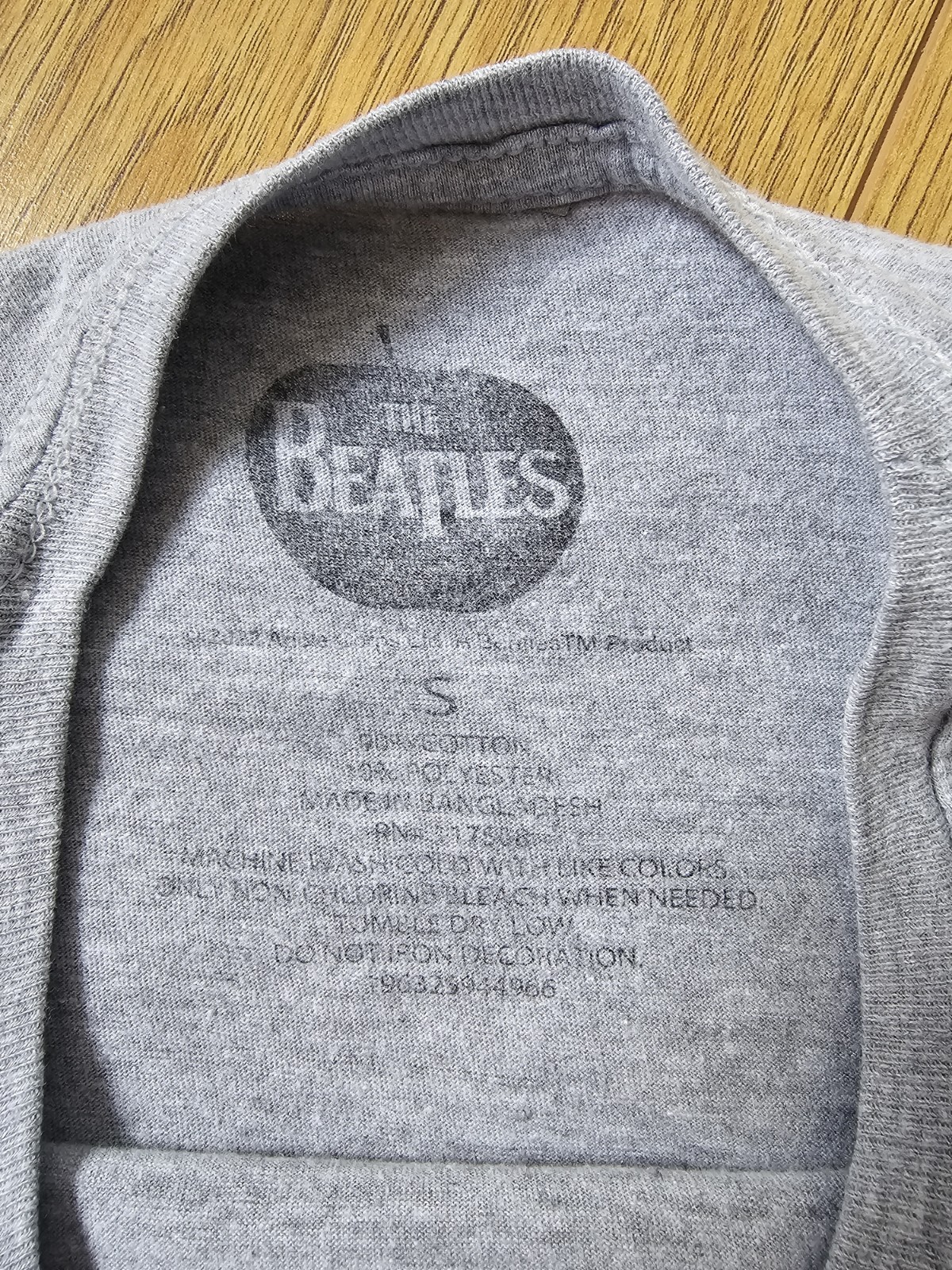 The Beatles Abbey Road Grey Graphic T-Shirt Size Small Merch Band Tee image 3