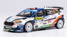 Model Car Scale 1:43 Ixo SKODA FABIA RALLY BARUM 2023 WAGNER-WINTER