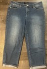 Women’s Size 10 Talbots Lawless 5-Pocket Crop Curvy Denim Capris — photo 1