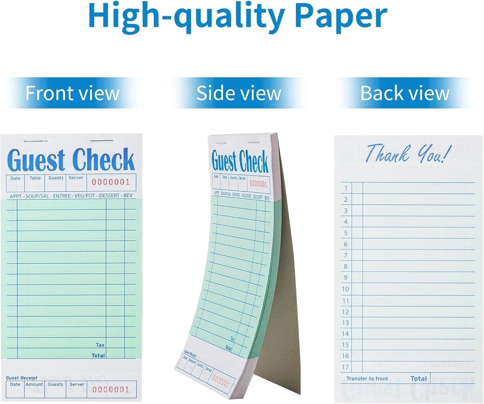 Paper Checks 50 Sheets/Pack - 2400 Total Tickets - Image 4 of 4