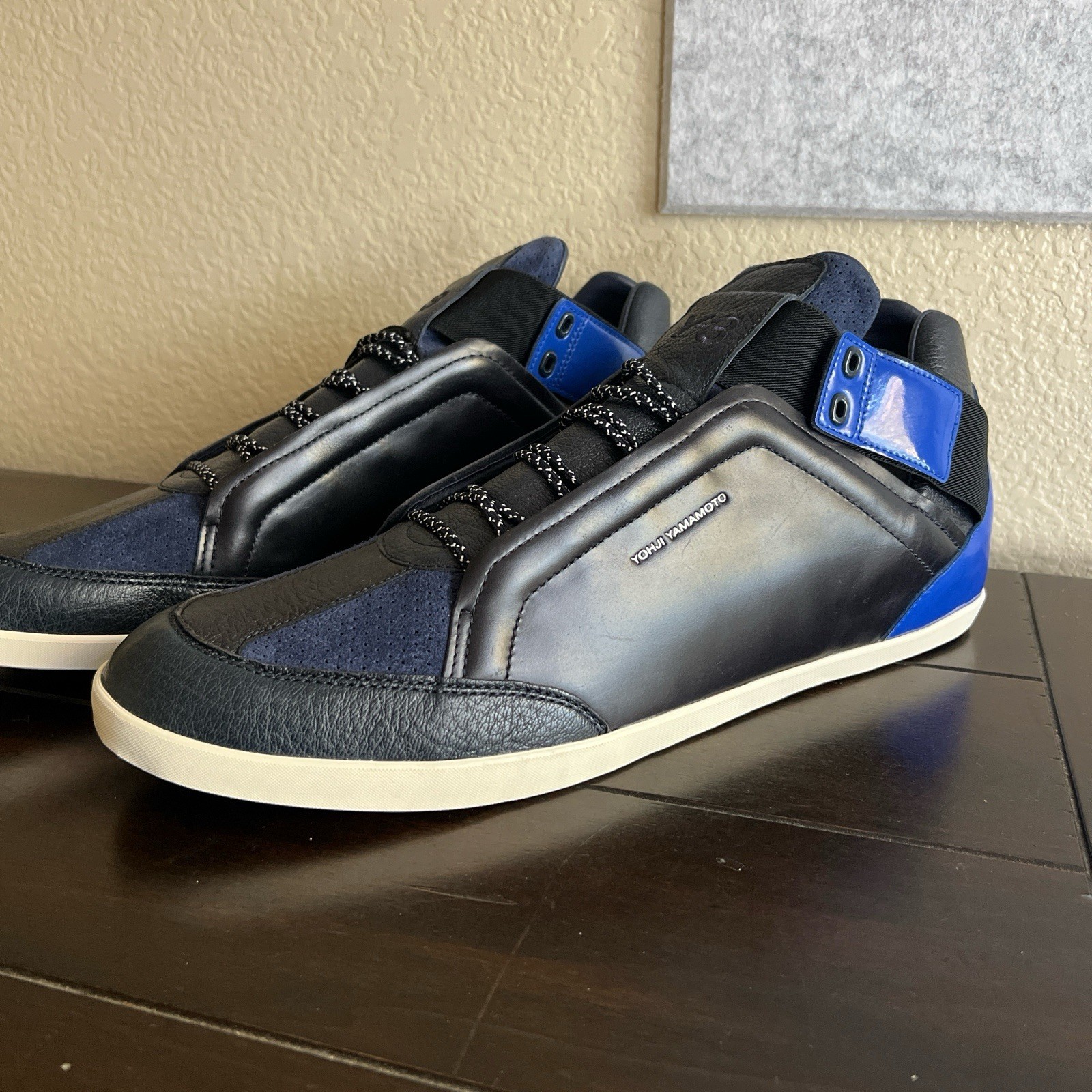 Adidas Shoes 17 Mens Black Blue Y-3 Yohji Yamamoto Kazuhiri Boxing Outdoors image 2
