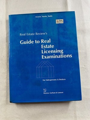 Real Estate Licensing Exam Guide French Martin Battle 1978 Warren Gorham Lamont