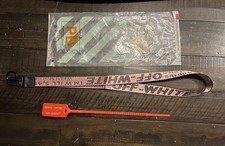 Off White Industrial Lanyard Keychain Pink