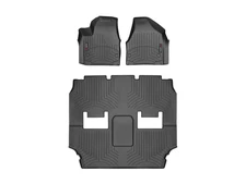 WeatherTech FloorLiner for 2021-2024 Chrysler Pacifica - Full Set, Black