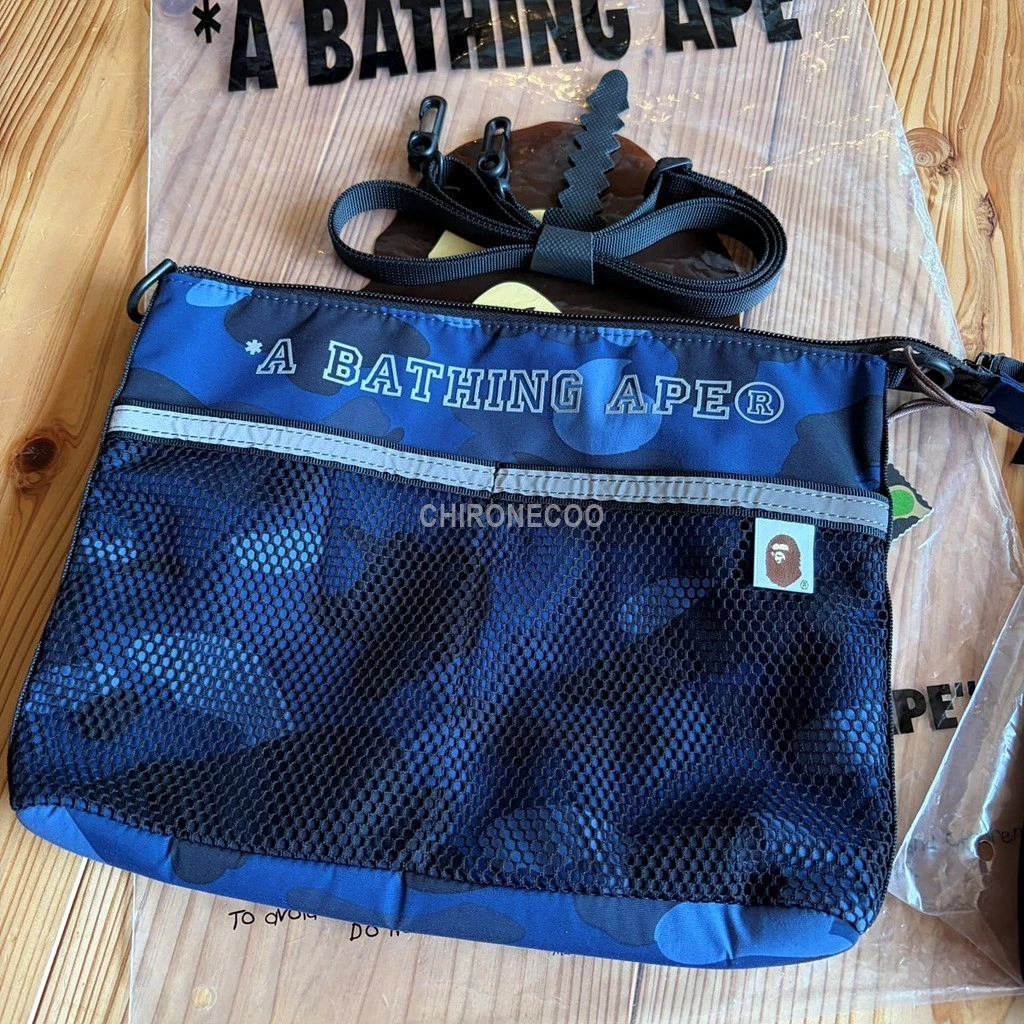 A Bathing Ape Blue Bags for Men for sale | eBay