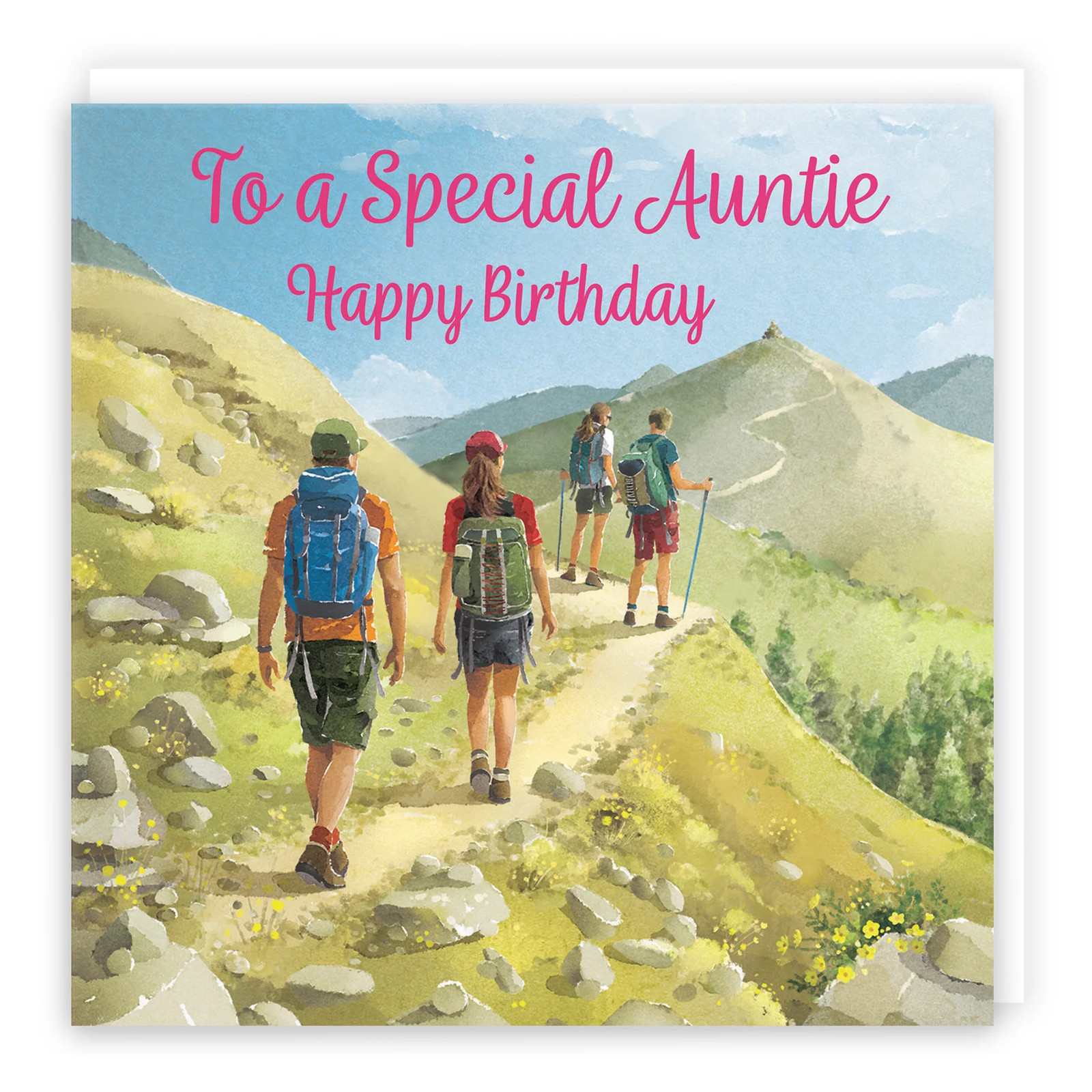 Auntie Walking Birthday Card Milo's Gallery