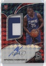 2019 Spectra Rookie Jersey Interstellar Prizm 44/49 Mfiondu Kabengele Auto 1bj7
