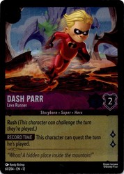 Dash Parr - Lava Runner 61/204 Wilds Unknown Super Rare Foil