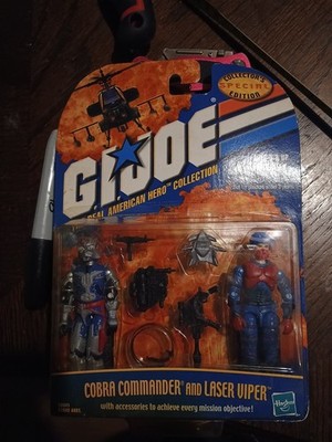 GI Joe 2001 Special Collectors Edition - Cobra Commander and Laser Viper