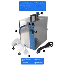 2L Jewelry Gem Steam Cleaner Gold/Silver Jewelry Steam Cleaning Machine 220Vxdmo
