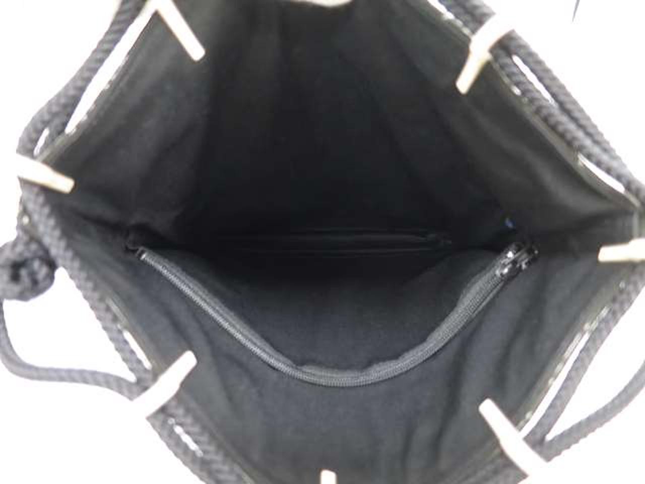 Drawstring Small Bag Model Change Checkered Small… - image 4