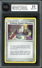 2006 Pokemon EX Holon Phantoms #89 Prof. Cozmo's Discovery Reverse Holo KSA 10