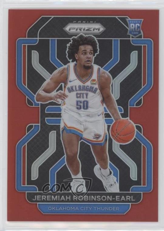 2021-22 Panini Prizm Red 137/299 Jeremiah Robinson-Earl #319 Rookie RC 6o3