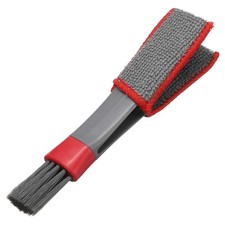 Mini Duster for Car Air Vent Double Ended Automotive Air Vent Cleaner, Red/Grey