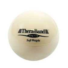 THERABAND Soft Weight, 4.5" Diameter, Weighted Balls for Tan - 1.1 lbs