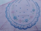 Adorable Vtg Southern Belle Pillow Cases Set of Two Standard Size Pink and White — photo 5