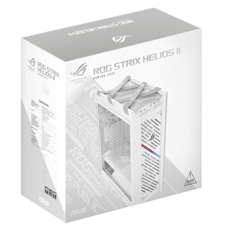 ASUS ROG Strix Helios II White Edition Case | eBay
