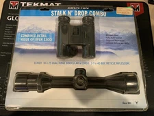Brunton Stalk N Drop Optics Package Echo 3-9x40 Rifle Scope BDC Reticle w/ Bino