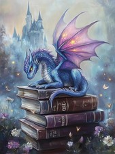 Dragon Diamond Painting Kits for Adults, Book Art DT011