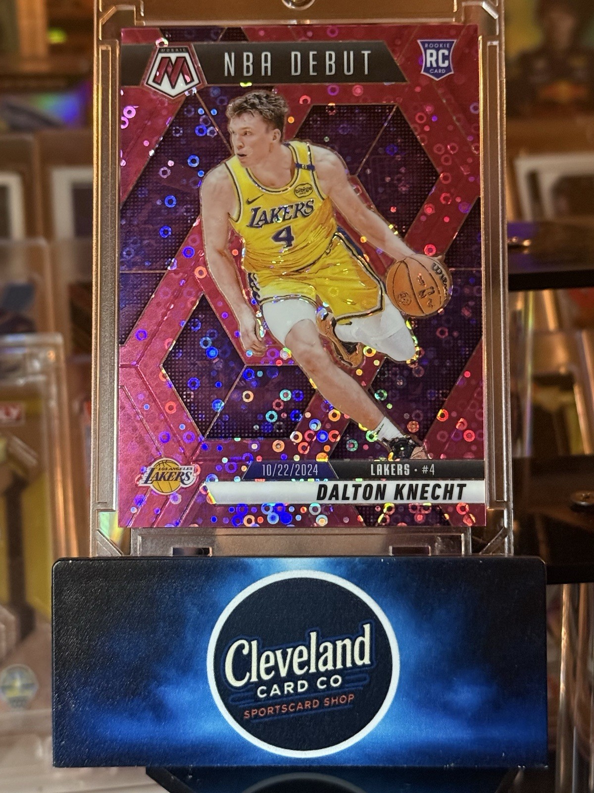 2024-25 PANINI MOSAIC #264 PINK DISCO MOSAIC PRIZM DALTON KNECHT (RC) 20/20