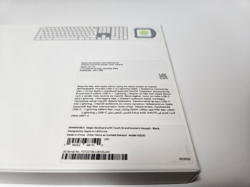 GENUINE Apple Magic Keyboard With Touch ID & Numeric Keypad - Black - NEW SEALED - Picture 11 of 16