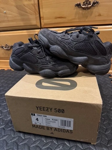 Yeezy 500 Low Utility Nero Taglia 4