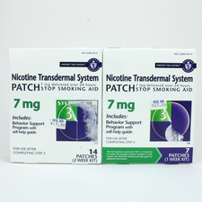 Nicotine Transdermal System Patch Kit 7 mg 14,7 Patches 21 Total 12/25,06/26 