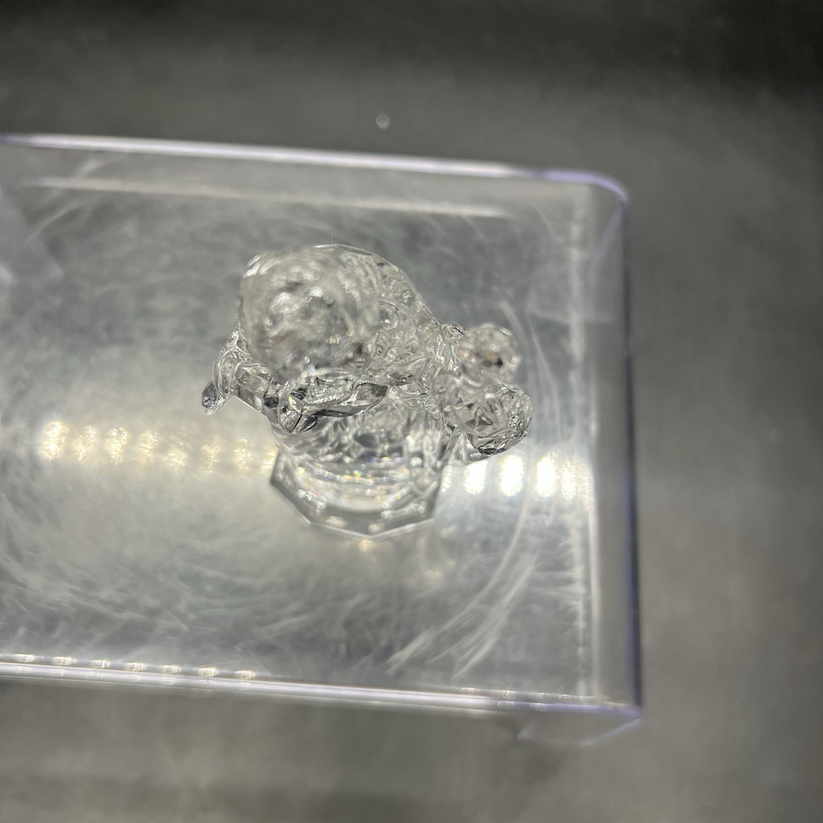 Waterfall Acrylics 69372 Clear Nativity Scene Roman Inc 4 Piece Set