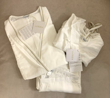 SET 3 PEZZI TOP, CANOTTA E PIGIAMA LA PERLA BELINDA - AVORIO - Taglia 1, XS - Nuovo con etichette $730