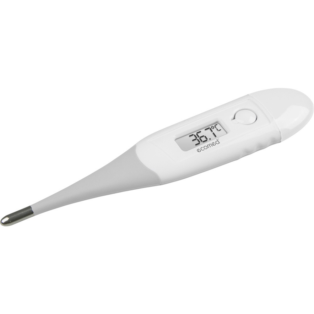 Ecomed TM-60E Fieberthermometer Mit Fieberalarm,